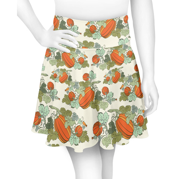 Custom Pumpkins Skater Skirt - X Large
