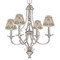 Pumpkins Small Chandelier Shade - LIFESTYLE (on chandelier)