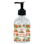 Pumpkins Glass Soap & Lotion Bottle - Single Bottle (Personalized)