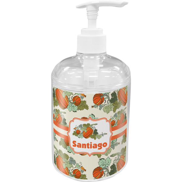 Custom Pumpkins Acrylic Soap & Lotion Bottle (Personalized)