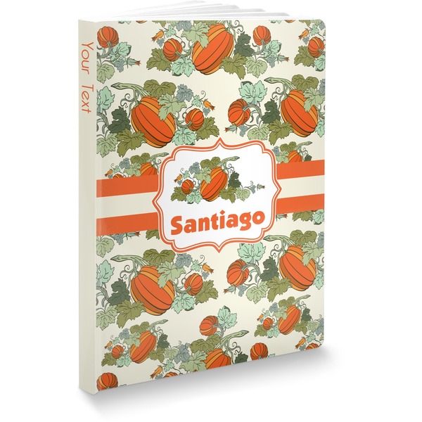 Custom Pumpkins Softbound Notebook - 7.25" x 10" (Personalized)
