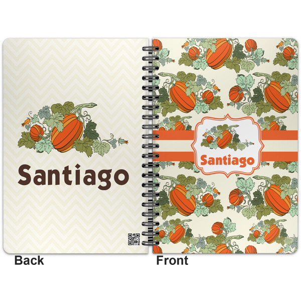 Pumpkins Spiral Journal 7 x 10 - Apvl