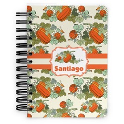 Pumpkins Spiral Notebook - 5x7 w/ Name or Text