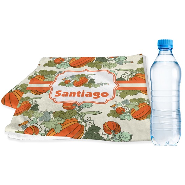 Custom Pumpkins Sports & Fitness Towel (Personalized)