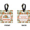 Pumpkins Square Luggage Tag (Front + Back)