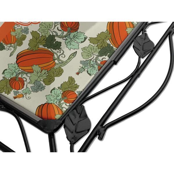 Pumpkins Square Trivet - Detail