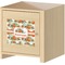 Pumpkins Square Wall Decal on Wooden Cabinet