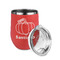 Pumpkins Stainless Wine Tumblers - Coral - Single Sided - Alt View