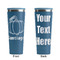 Pumpkins Steel Blue RTIC Everyday Tumbler - 28 oz. - Front and Back