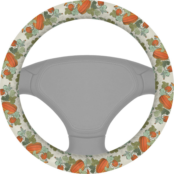 Custom Pumpkins Steering Wheel Cover