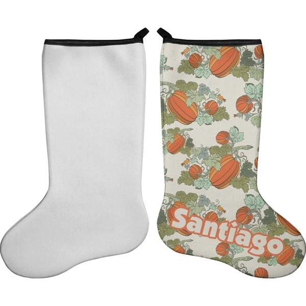 Pumpkins Stocking - Single-Sided - Approval