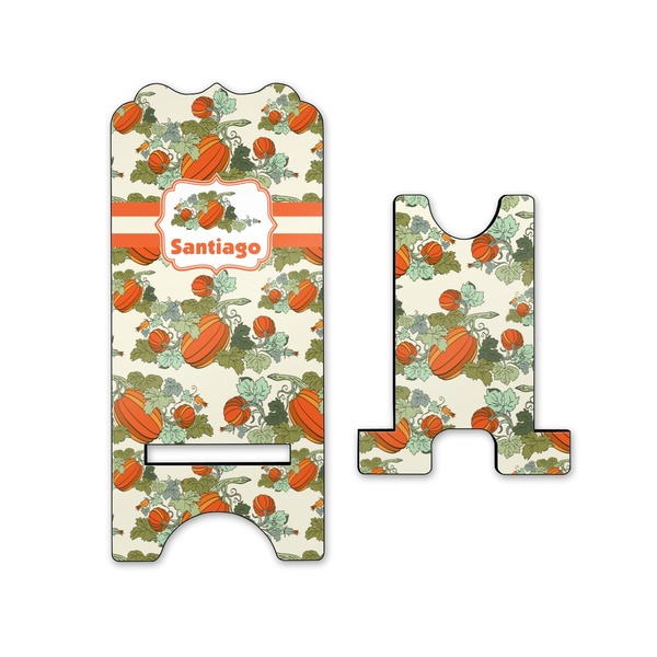 Pumpkins Stylized Phone Stand - Front & Back - Small