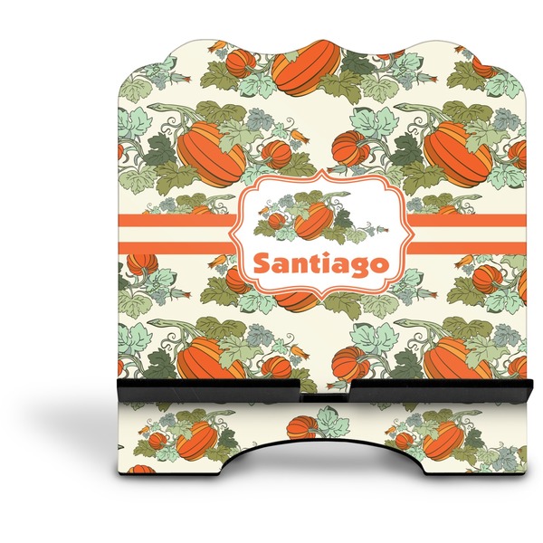 Pumpkins Stylized Tablet Stand - Front without iPad