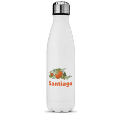 Pumpkins Water Bottle - 17 oz. - Stainless Steel - Full Color Printing (Personalized)