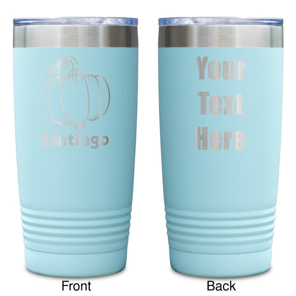 Pumpkins Teal Polar Camel Tumbler - 20oz -Double Sided - Approval