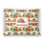 Pumpkins Rectangular Throw Pillow Case - 12"x18" (Personalized)