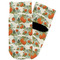 Pumpkins Toddler Ankle Socks - Single Pair - Front and Back