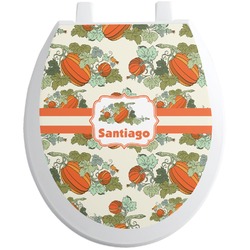 Pumpkins Toilet Seat Decal (Personalized)