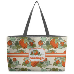 Pumpkins Beach Totes Bag - w/ Black Handles (Personalized)