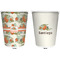 Pumpkins Trash Can White - Front and Back - Apvl