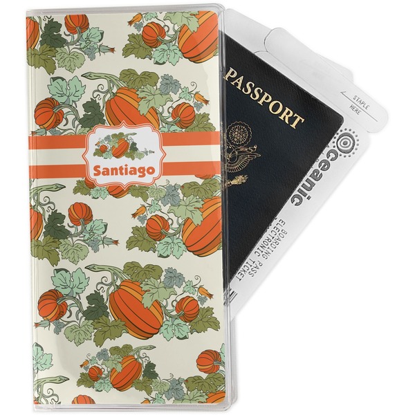 Custom Pumpkins Travel Document Holder