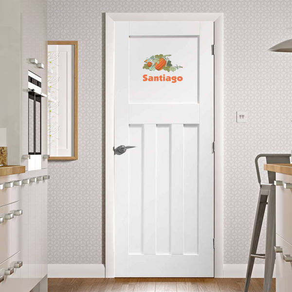 Pumpkins Wall Graphic on Door