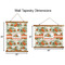 Pumpkins Wall Hanging Tapestries - Parent/Sizing
