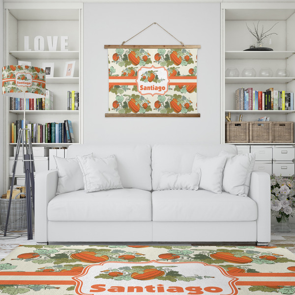 Pumpkins Wall Hanging Tapestry - IN CONTEXT