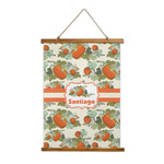 Pumpkins Wall Hanging Tapestry - Tall (Personalized)