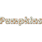Pumpkins Name/Text Decal - Small (Personalized)