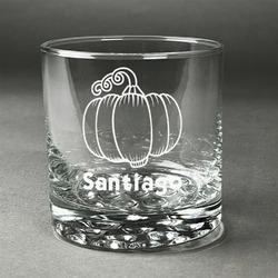 Pumpkins Whiskey Glass - Engraved (Personalized)