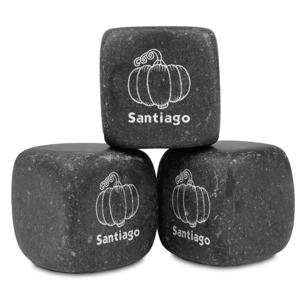 Custom Pumpkins Whiskey Stone Set (Personalized)