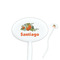 Pumpkins Oval Plastic Stir Sticks (Personalized)