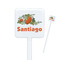 Pumpkins Square Plastic Stir Sticks (Personalized)