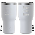 Pumpkins RTIC Tumbler - White - Engraved Front & Back (Personalized)
