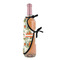 Pumpkins Wine Bottle Apron - DETAIL WITH CLIP ON NECK