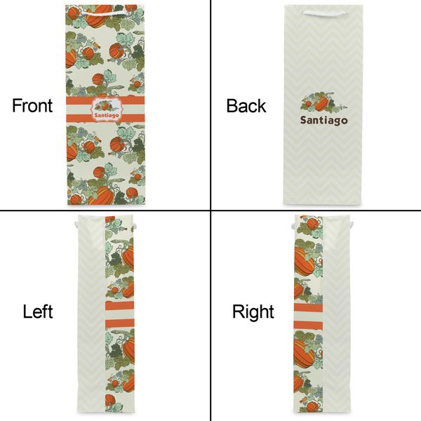 Pumpkins Wine Gift Bag - Gloss - Approval