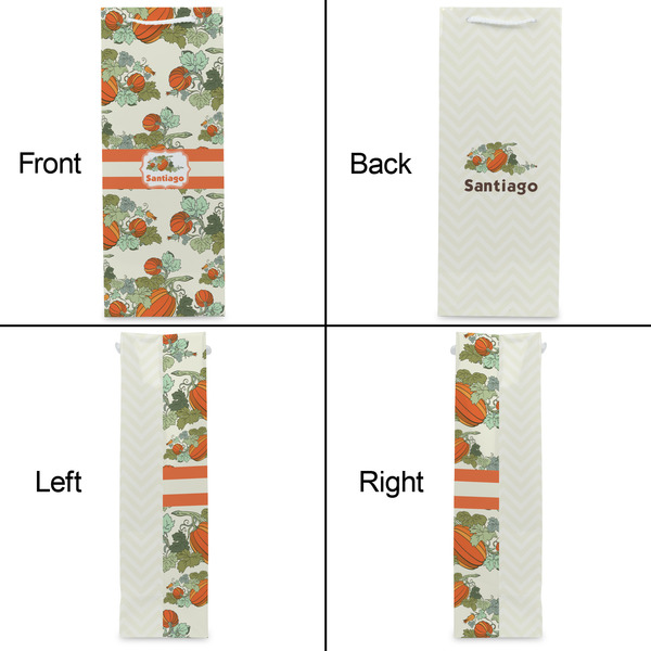 Pumpkins Wine Gift Bag - Matte - Approval