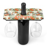 Pumpkins Wine Bottle & Glass Holder (Personalized)