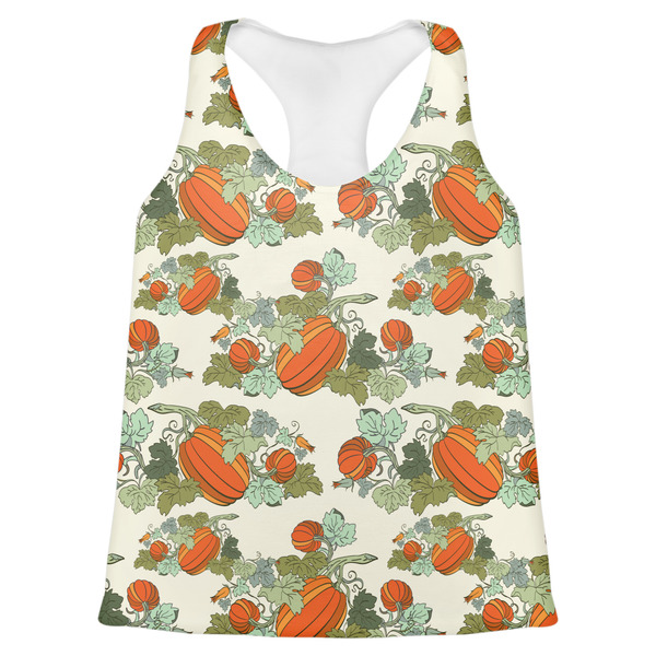 Custom Pumpkins Womens Racerback Tank Top - 2X Large