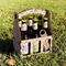 Pumpkins Wood Beer Bottle Caddy - Lifestyle