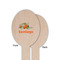 Pumpkins Wooden Food Pick - Oval - Single Sided - Front & Back