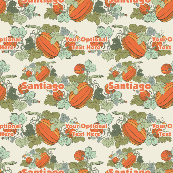 Pumpkins Wrapping Paper Square
