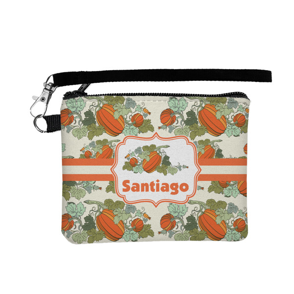 Custom Pumpkins Wristlet ID Case w/ Name or Text