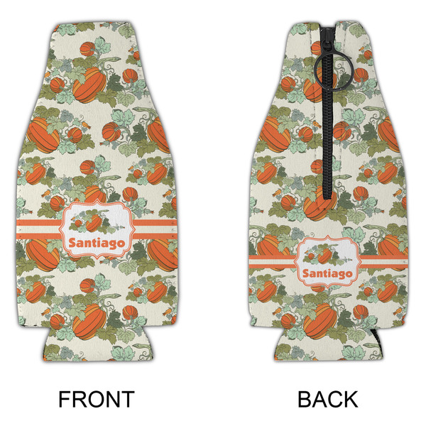 Pumpkins Zipper Bottle Cooler - APPROVAL