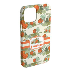 Pumpkins iPhone Case - Plastic - iPhone 15 Plus (Personalized)