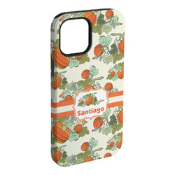 Pumpkins iPhone Case - Rubber Lined - iPhone 15 Plus (Personalized)