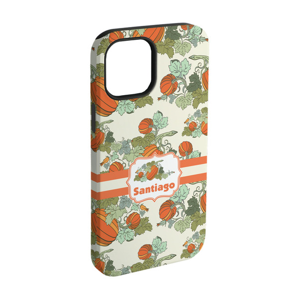 Custom Pumpkins iPhone Case - Rubber Lined - iPhone 15 (Personalized)