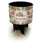 Pumpkins Black Beach Spiker Drink Holder (Personalized)
