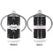 Black Eiffel Tower 12 oz Stainless Steel Sippy Cups - APPROVAL